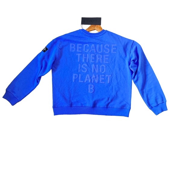 BNWT Ecoalf Men's Sweatshirt - 'Because There Is No Planet B' Slogan - Size XL - Picture 3 of 16